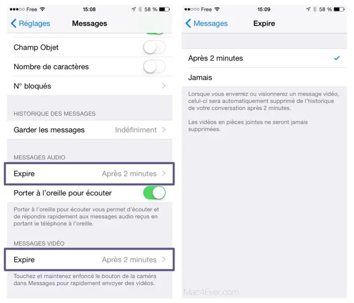 Astuce iOS 8 : ne perdez plus les vidéos reçues en iMessage