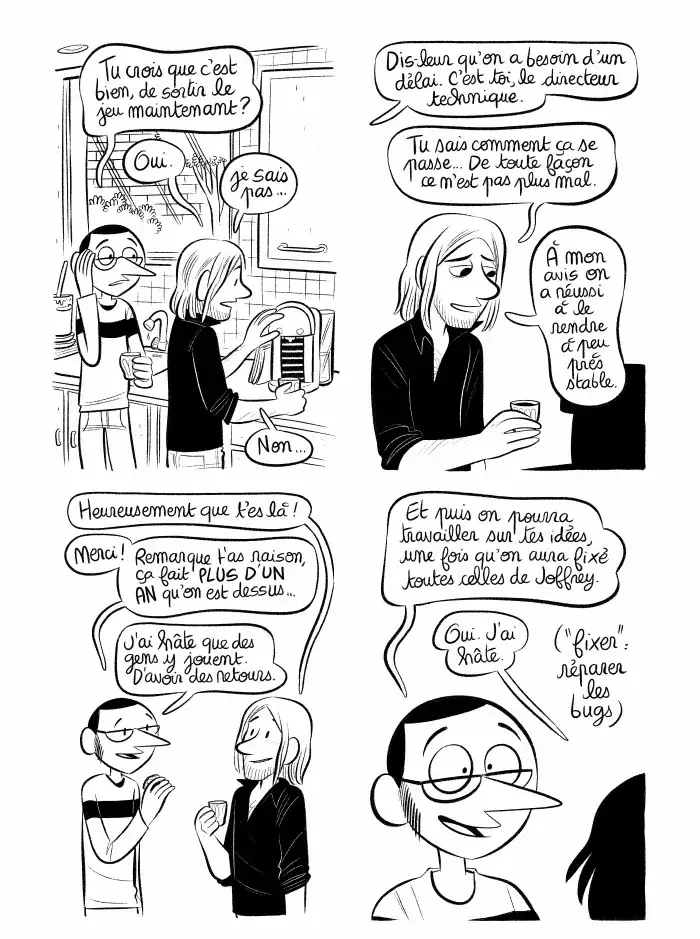 Planche #99 - "J'ai créé ma startup iOS en Californie" par Laurel