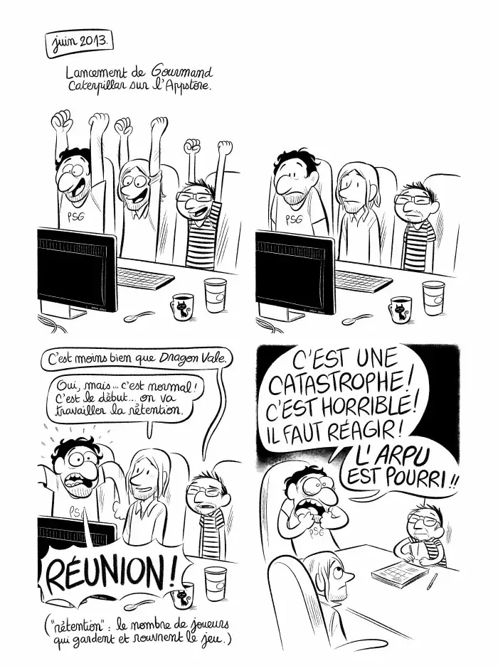 Planche #101 - "J'ai créé ma startup iOS en Californie" par Laurel