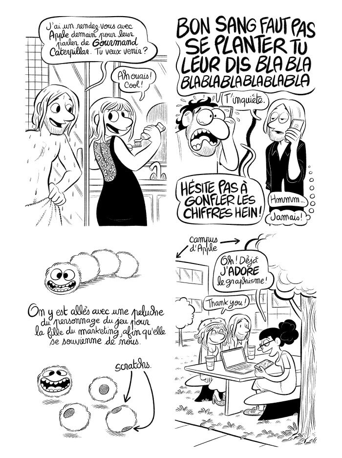 Planche #119 - "J'ai créé ma startup iOS en Californie" par Laurel