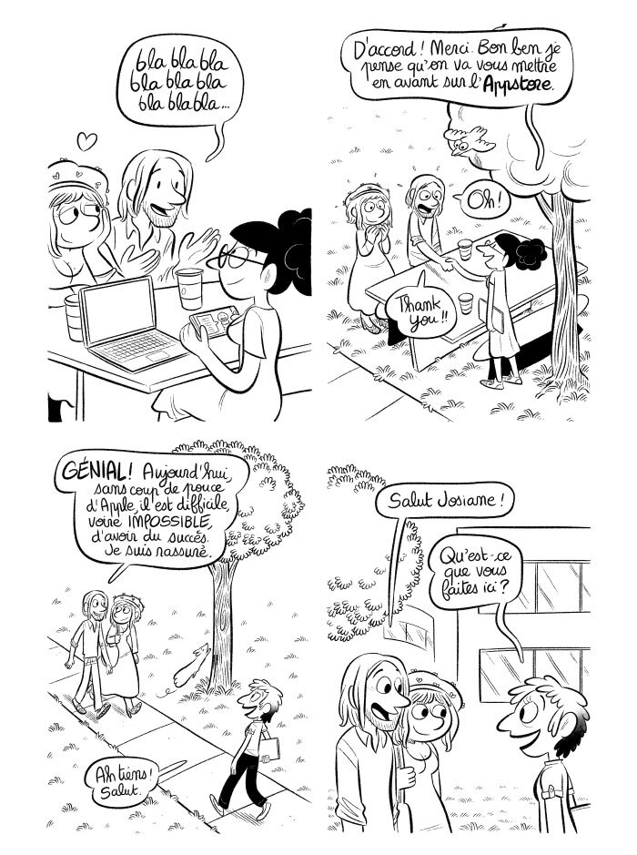 Planche #120 - "J'ai créé ma startup iOS en Californie" par Laurel