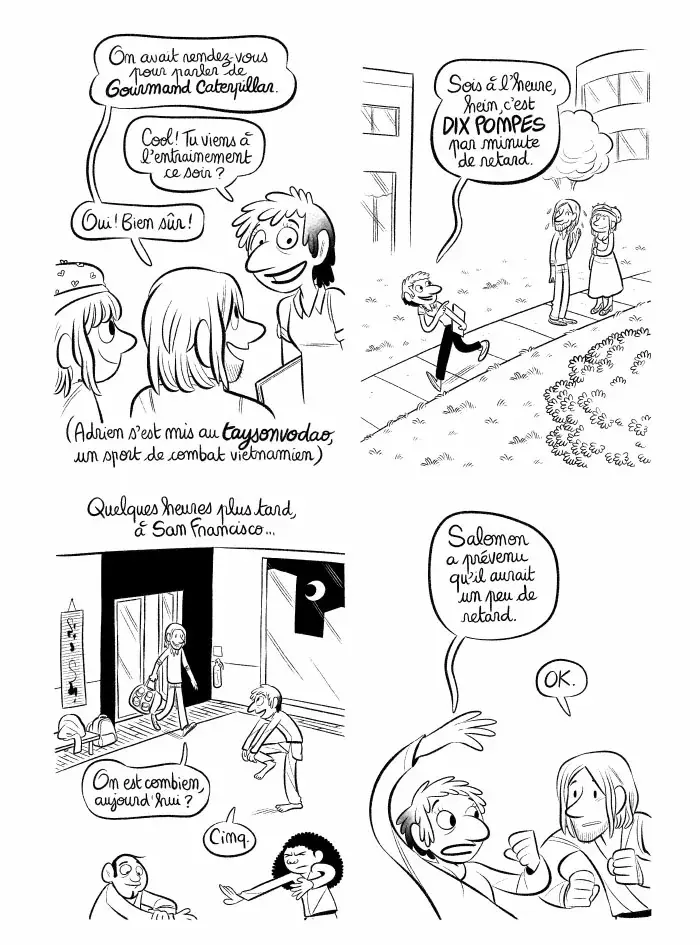 Planche #121 - "J'ai créé ma startup iOS en Californie" par Laurel