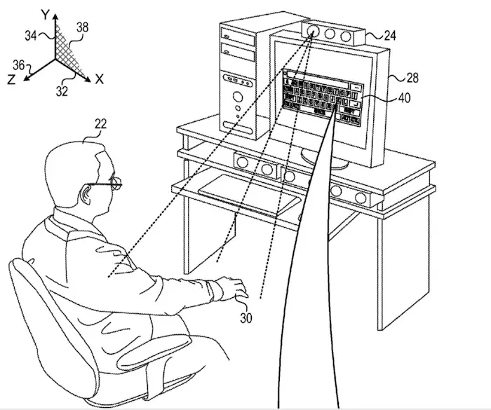 Apple récupère un brevet sur l'utilisation de claviers virtuels 3D