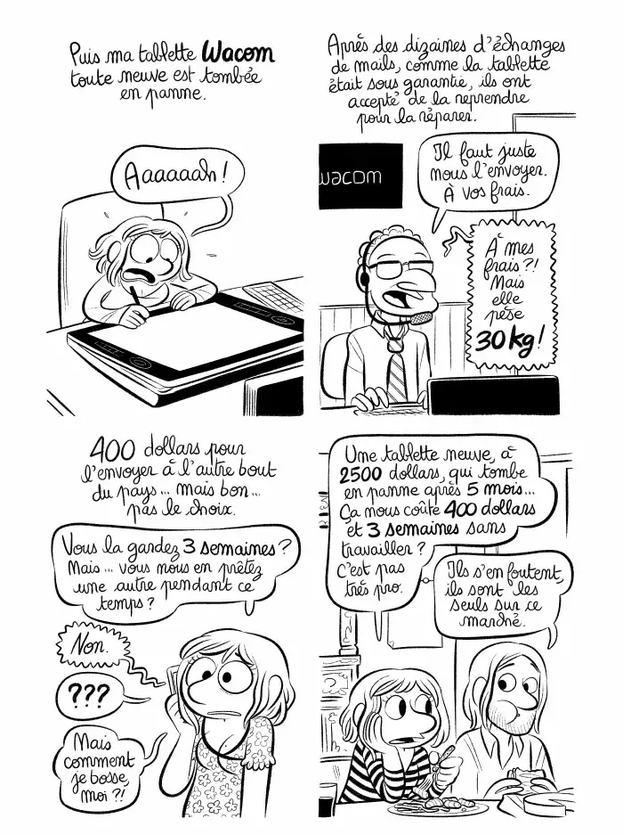 Planche #131 - "J'ai cr&eacute;&eacute; ma startup iOS en Californie" par Laurel