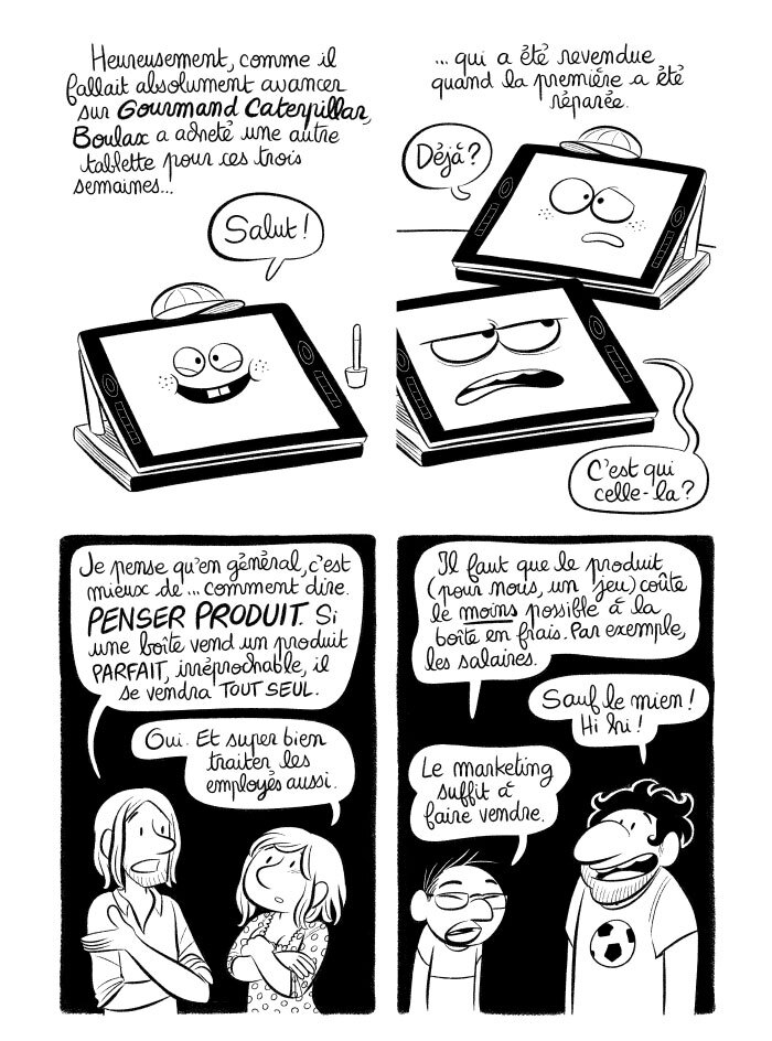 Planche #132 - "J'ai créé ma startup iOS en Californie" par Laurel