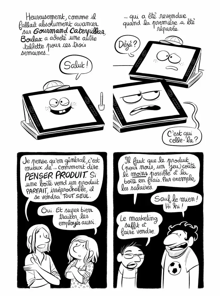 Planche #132 - "J'ai créé ma startup iOS en Californie" par Laurel