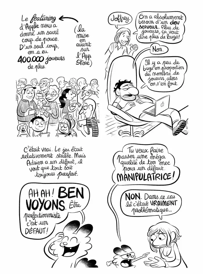 Planche #133 - "J'ai créé ma startup iOS en Californie" par Laurel