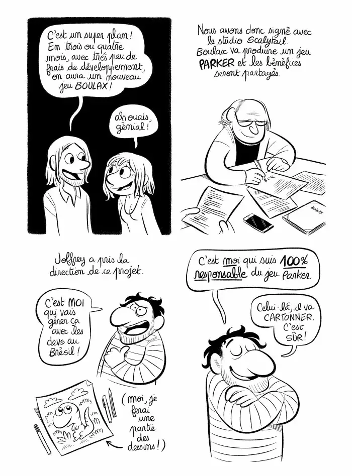 Planche #151 & #152 - "J'ai créé ma startup iOS en Californie" par Laurel