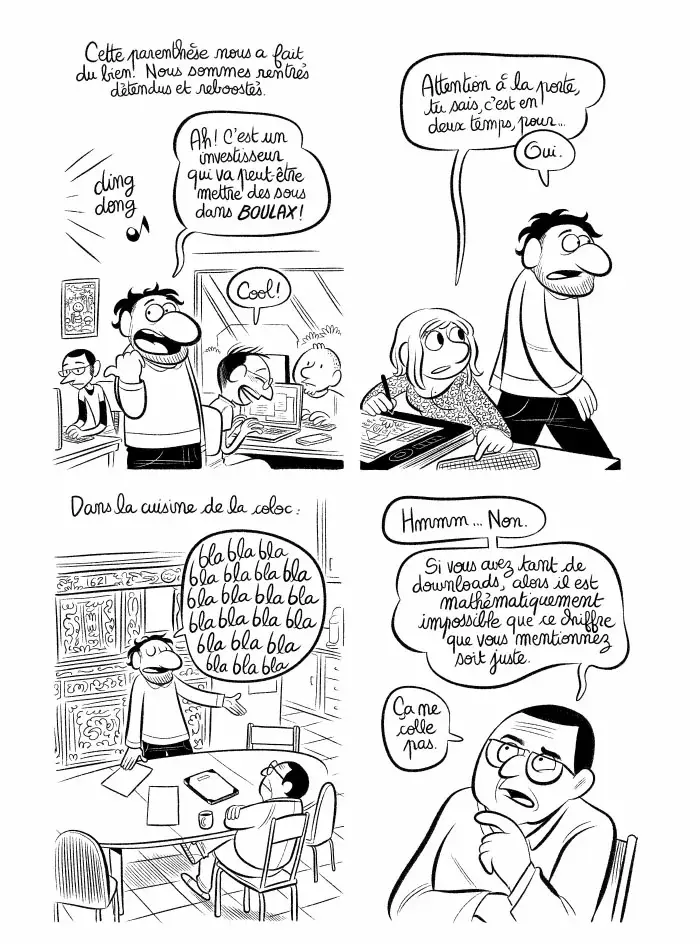 Planche #156 - "J'ai créé ma startup iOS en Californie" par Laurel