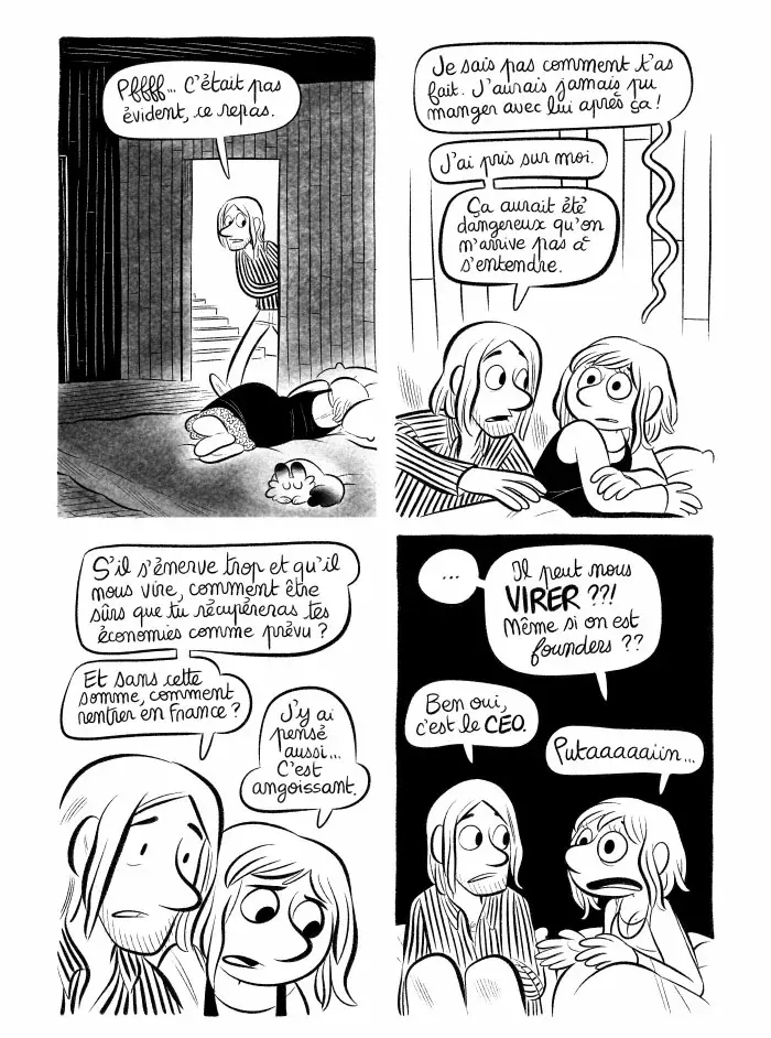 Planche #168 & 169 - "J'ai créé ma startup iOS en Californie" par Laurel