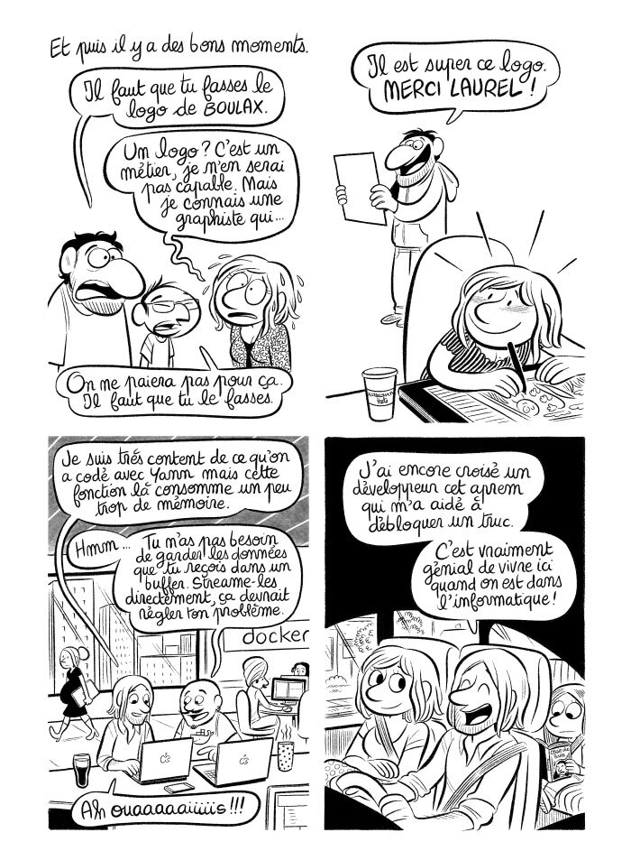 Planche #191 - "J'ai créé ma startup iOS en Californie" par Laurel