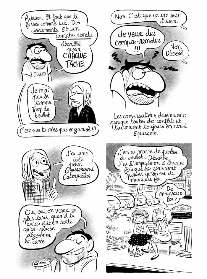 Planche #198 & #199 - "J'ai créé ma startup iOS en Californie" par Laurel