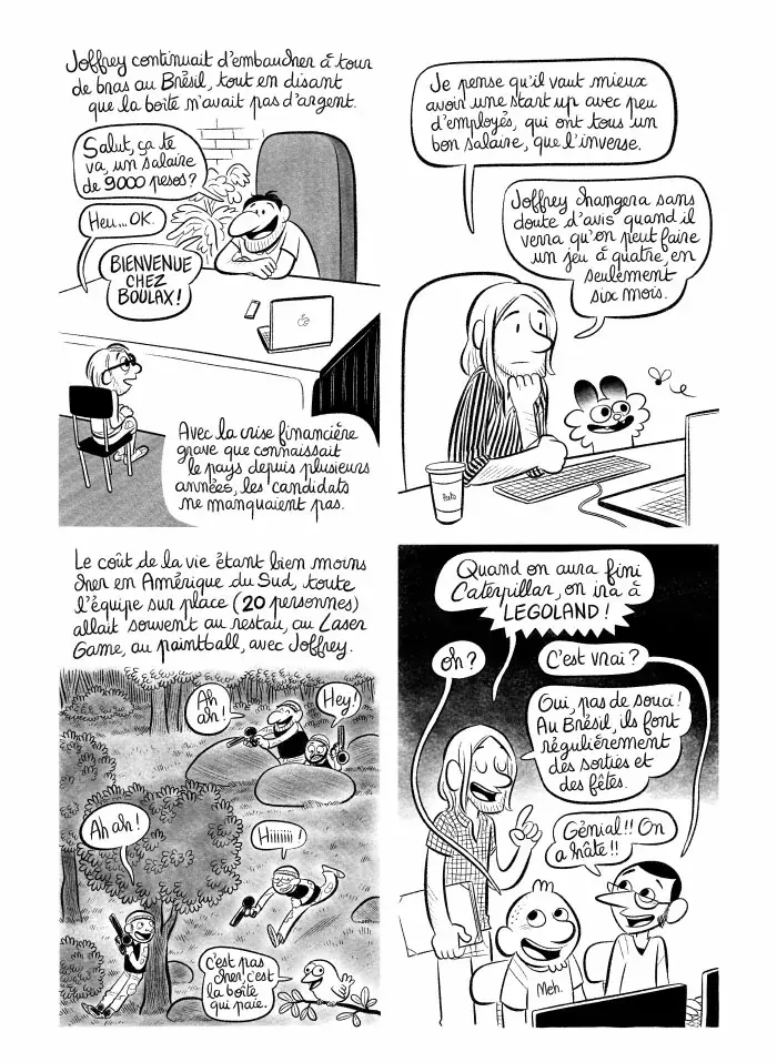 Planche #228 - "J'ai créé ma startup iOS en Californie" par Laurel