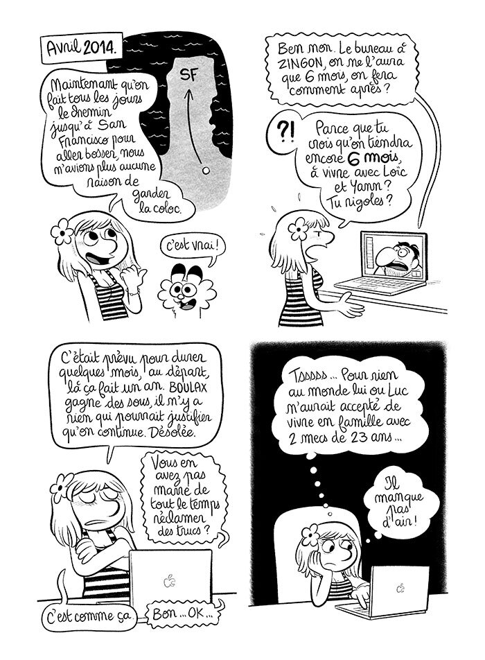 Planche #277 - "J'ai créé ma startup iOS en Californie" par Laurel