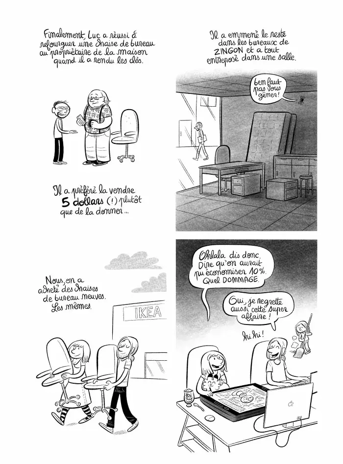 Planche #311 - "J'ai créé ma startup iOS en Californie" par Laurel