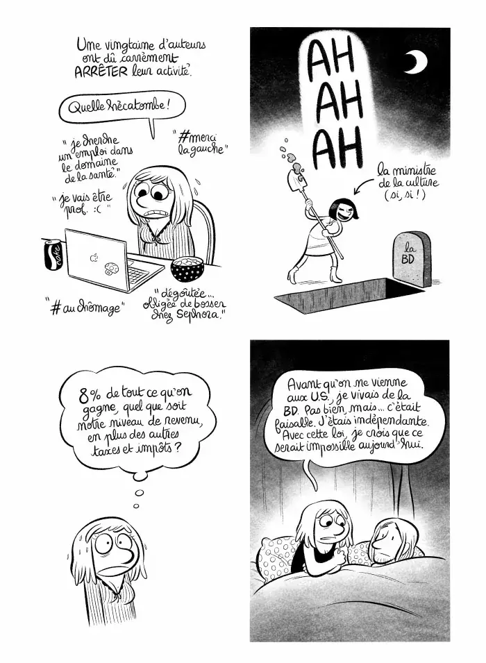 Planche #321 - "J'ai créé ma startup iOS en Californie" par Laurel