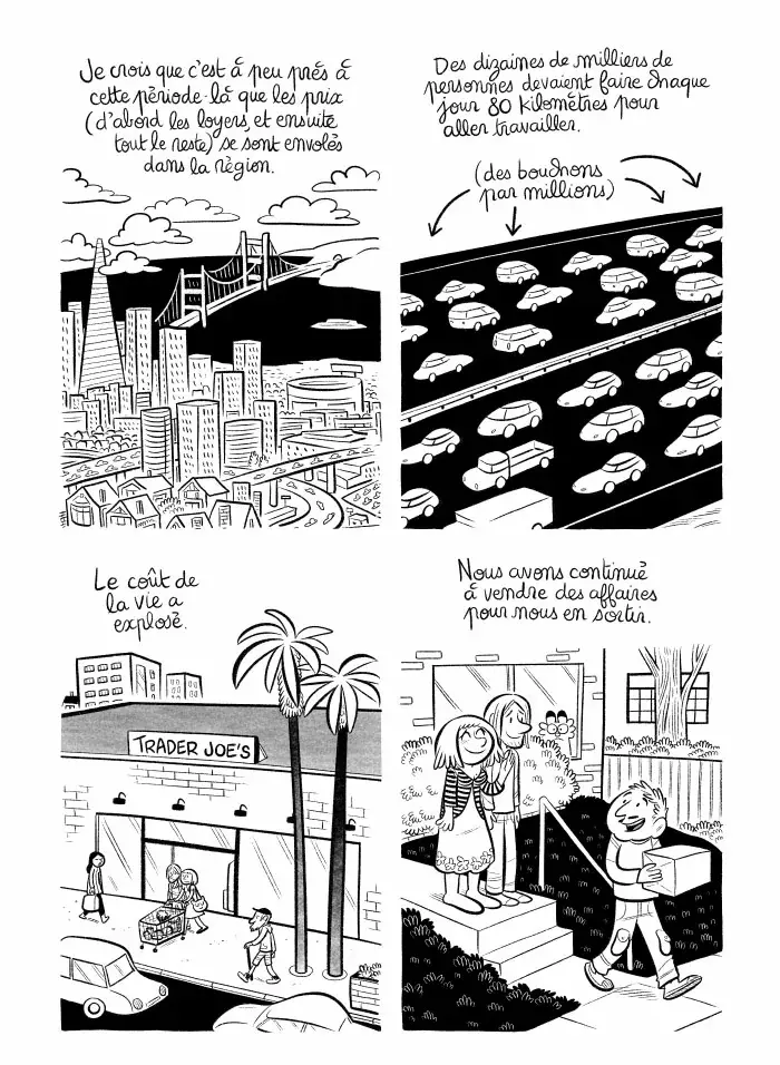 Planche #351 - "J'ai créé ma startup iOS en Californie" par Laurel