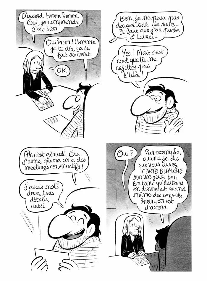 Planche #383 - "J'ai créé ma startup iOS en Californie" par Laurel