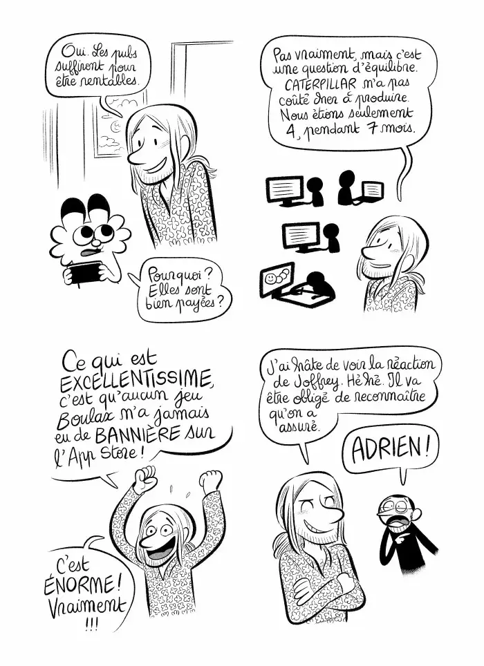 Planche #403 - "J'ai créé ma startup iOS en Californie" par Laurel