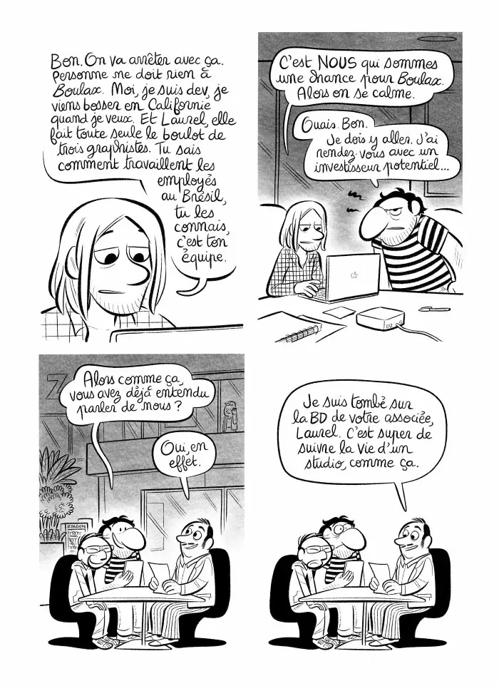 Planche #424 - "J'ai créé ma startup iOS en Californie" par Laurel