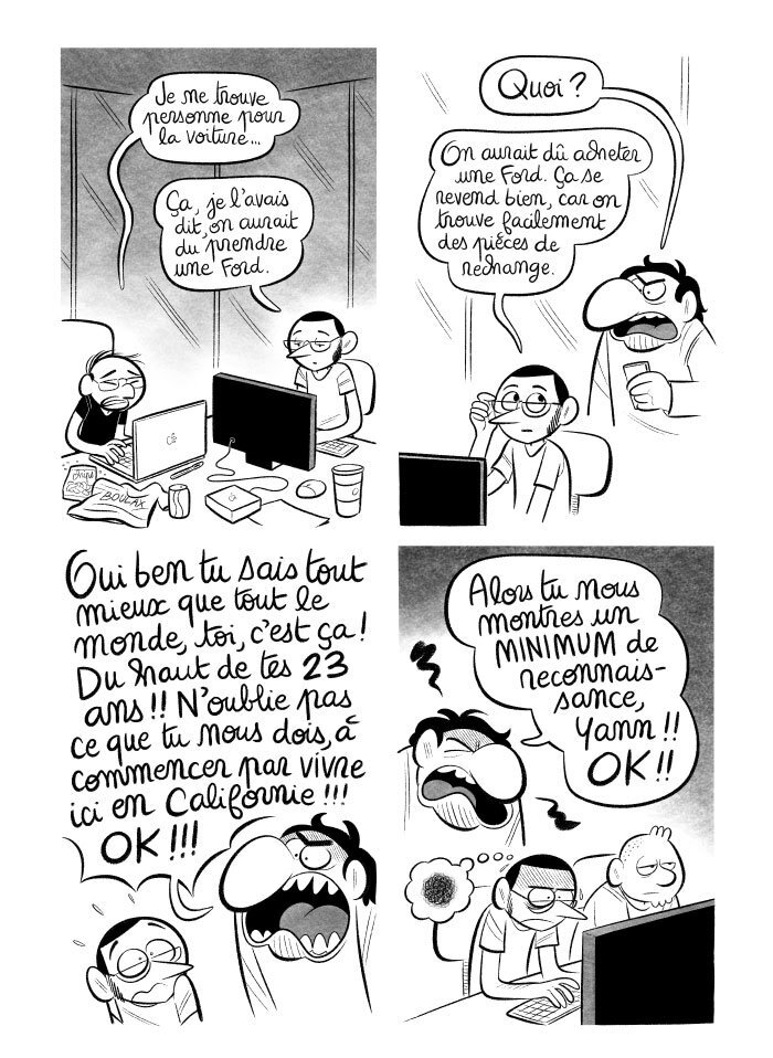 Planche #425 - "J'ai créé ma startup iOS en Californie" par Laurel