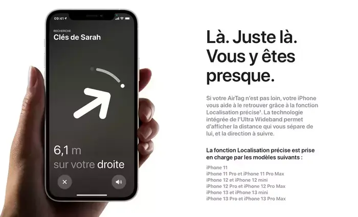 iOS 16 : de nouvelles possibilités pour les appareils compatibles UWB