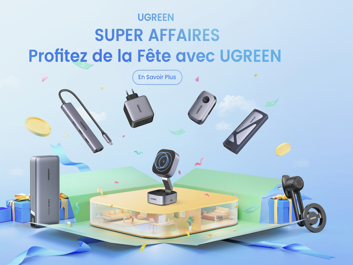 Grosse promo chez UGREEN : docks et chargeurs multiports jusqu'à -40% ! #BlackFriday