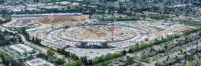 L'image du soir : une nouvelle photo aérienne du campus de Cupertino