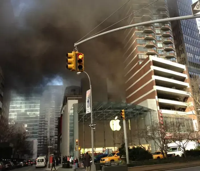 L'AppleStore de l'Upper West Side en proie aux flammes