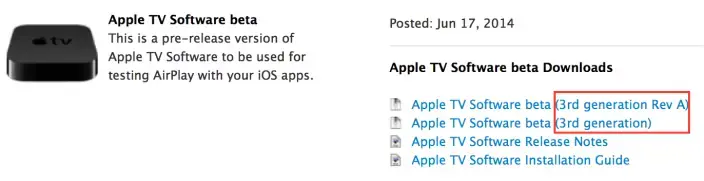 L'Apple TV dans la continuité d'iOS 8 et OS X 10.10 ?