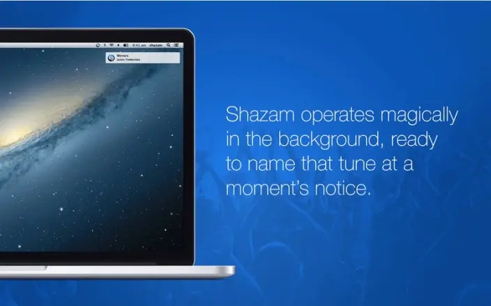 Shazam peut désormais vous renseigner depuis la barre d'état d'OS X