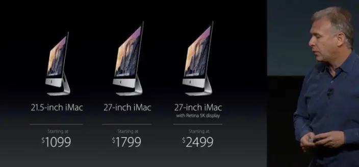 Keynote : et vient le tour de l'iMac Retina