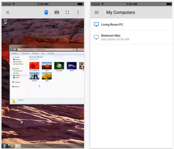 Google propose Chrome Remote Desktop pour iOS