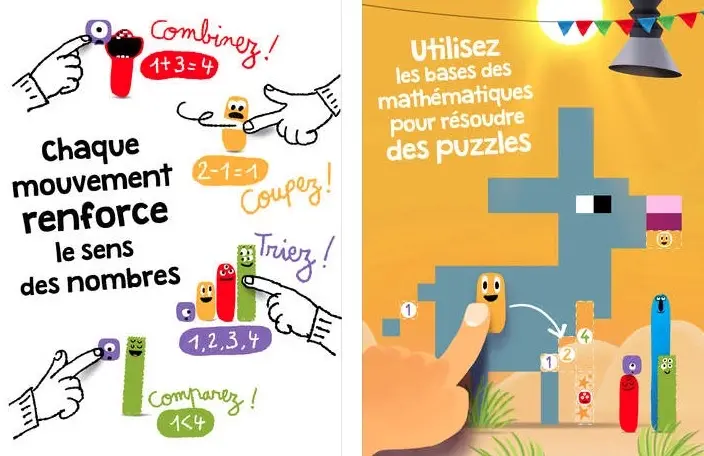 DragonBox Numbers fait aimer les maths aux enfants pour 0,99 € au lieu de 7,99 €