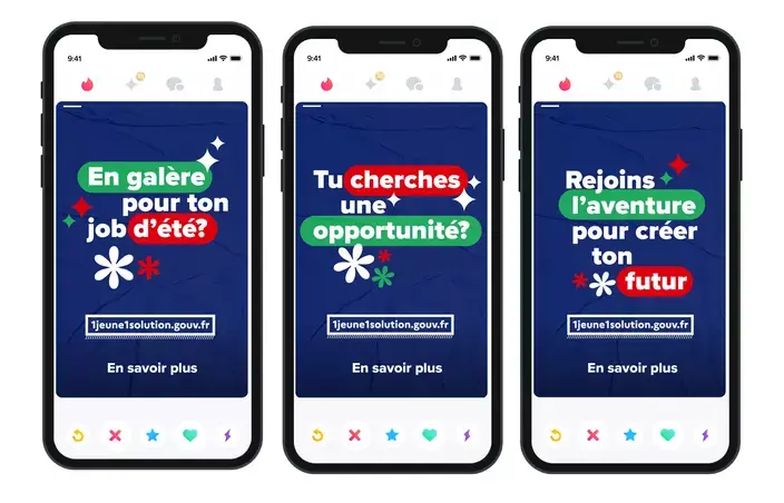 L'app Tinder propose de trouver son job d'été en France !