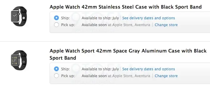 Apple Watch : le retrait en Apple Store bientôt disponible ?