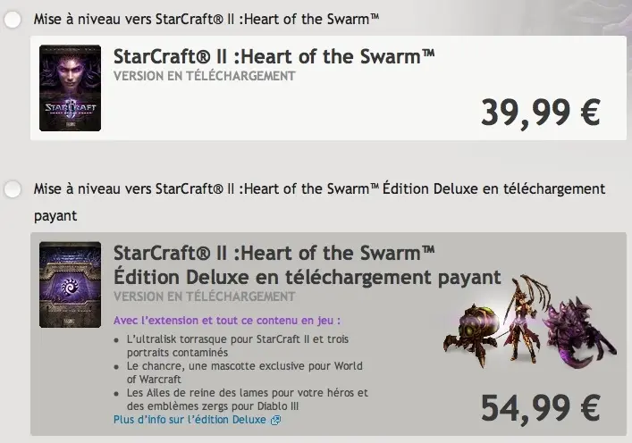 StarCraft II :Heart of the Swarm est en vente !