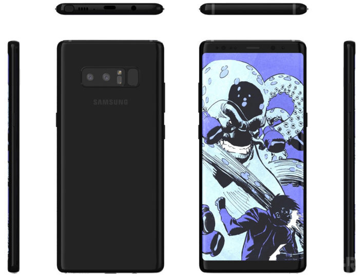 Galaxy Note8 : une date de lancement officielle et de nouveaux rendus 3D