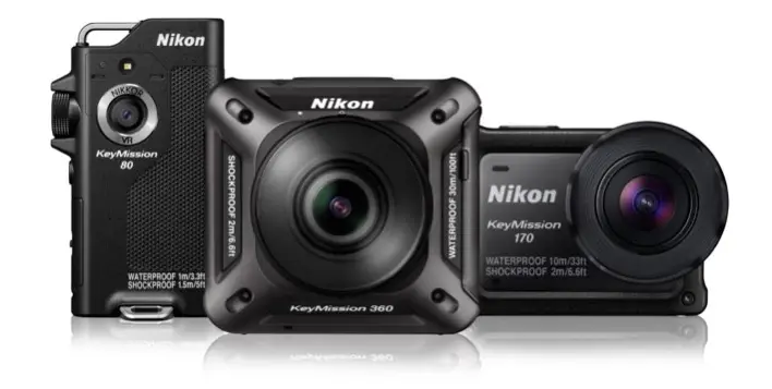 Nikon lance deux nouveaux modèles dans sa gamme de caméras d'action : KeyMission 80 et 170