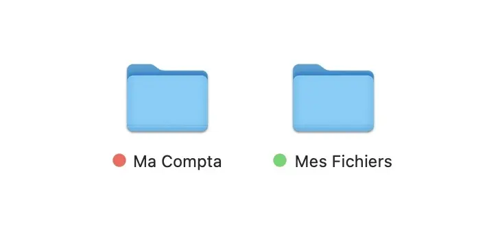 Des dossiers colorés sous Monterey, comme dans Mac OS Classic ?