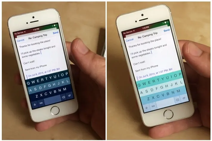 Un premier aperçu du clavier Fleksy intégré à iOS 8