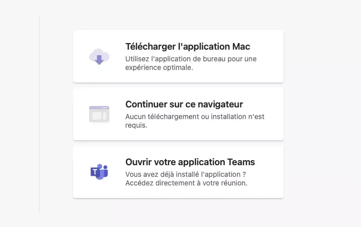 Des soucis avec l'application Microsoft Teams et Safari