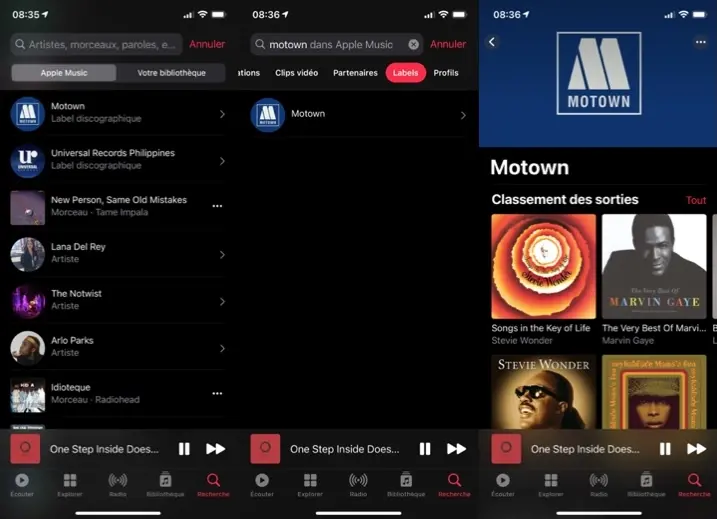 Apple Music active la recherche par maison de disques et le partage des paroles sur iOS