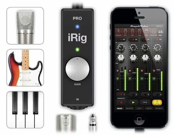 iRig PRO : une interface audio/MIDI "universelle" pour Mac & iOS