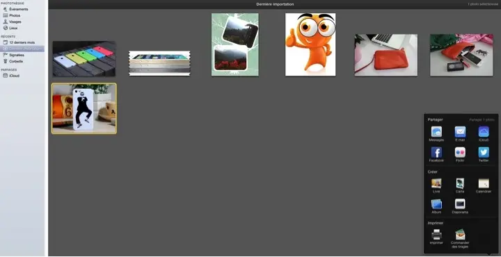 Prise en main d'iPhoto 2013 : partages, tag et livres photos sur iOS