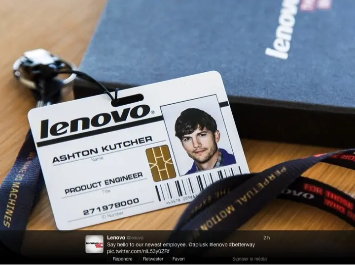 Lenovo a recruté un ingénieur people, technophile et super beau gosse