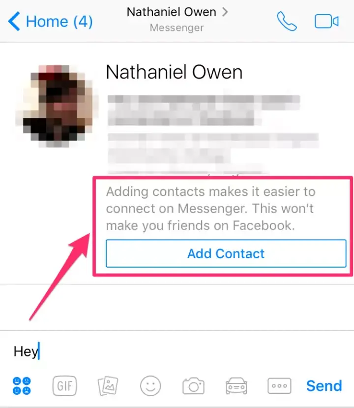 Facebook Messenger : on pourra bientôt ajouter des contacts qui ne sont pas nos amis