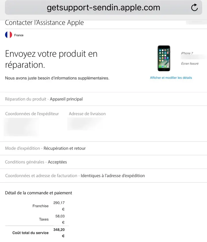 Insolite : il envoie son iPhone 7+ à Apple pour changer l'écran, on lui en facture un neuf !