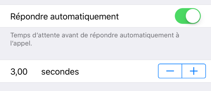 iOS 11 peut répondre automatiquement aux appels téléphoniques