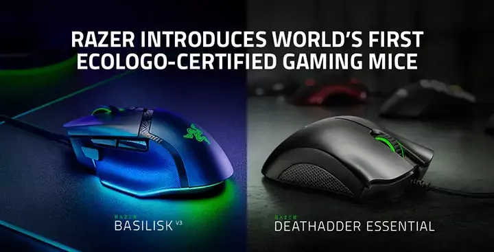 Les premières souris certifiées Ecologo au monde chez Razer